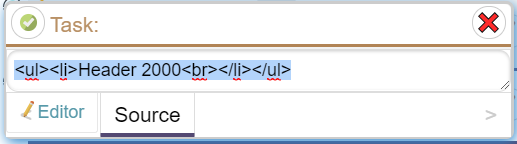 HTML in MCe